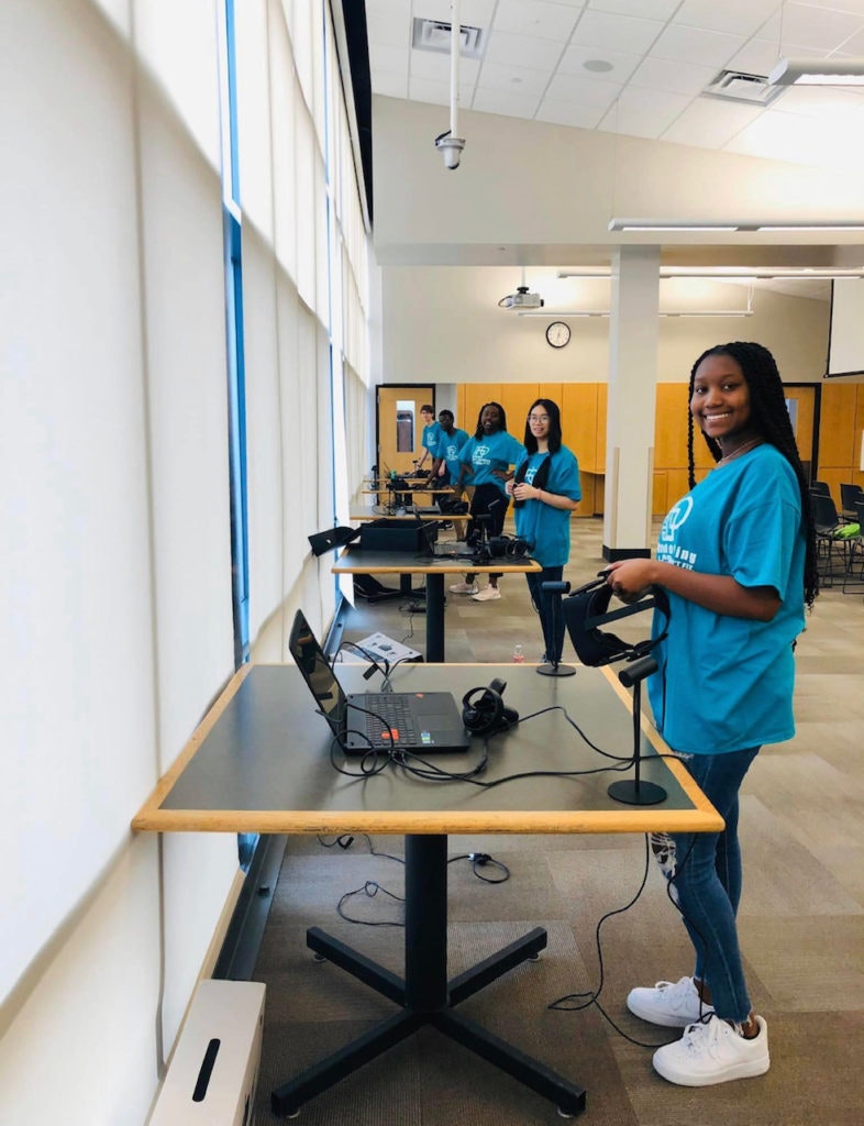 High School Students We Hire As Interns To Teach Tech In The Community 786x1024